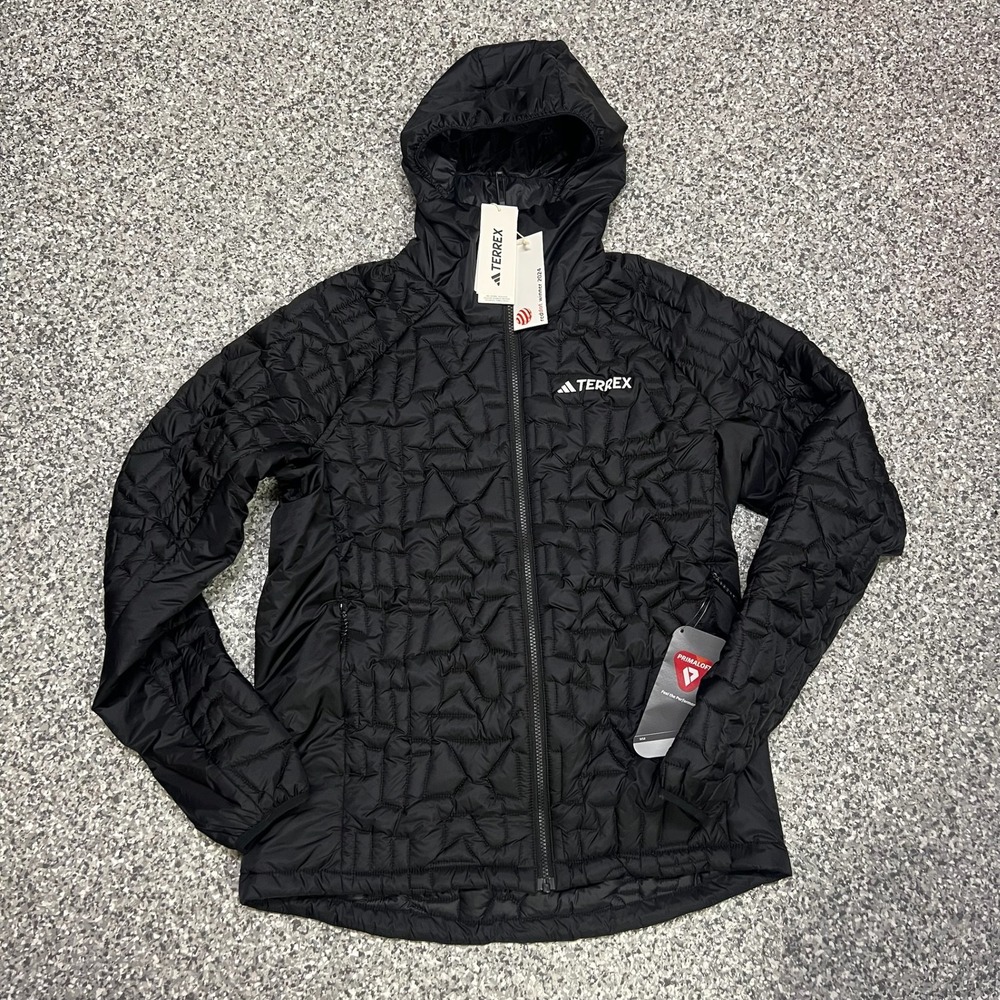 Adidas Terrex Xperior PrimaLoft Jacket Mens M Loose Fill Insulated Hooded IT3247